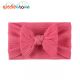 Children's Solid Color Bowknot Decor Knitwear Headwear - hot pink