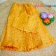 Marigold Onam Pattupavada Skirt & Top for Baby Girls