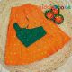 Onam Blossom Pattupavada Skirt & Top for Baby Girls