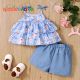Toddler Girl Floral Cami Top & Shorts