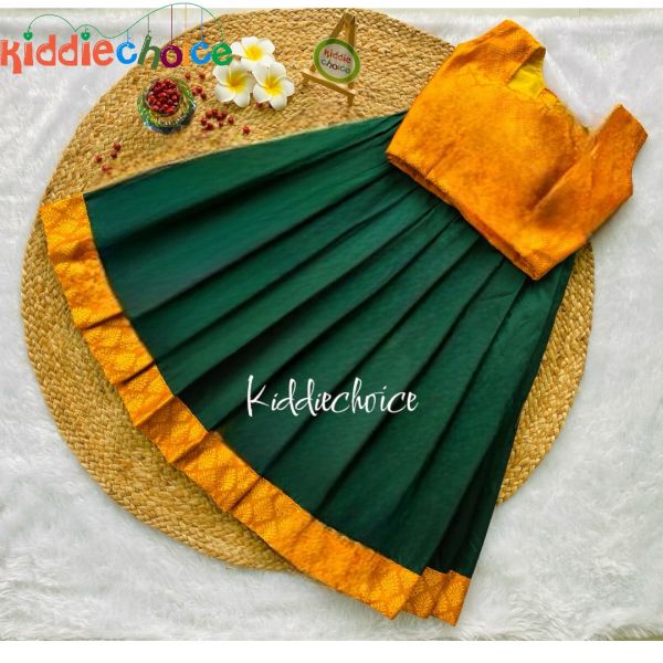 Onam dress for baby girl online shopping clearance
