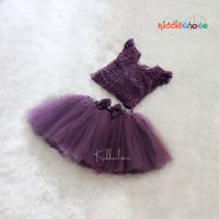 Purple color skirt &amp; Top-2-3year